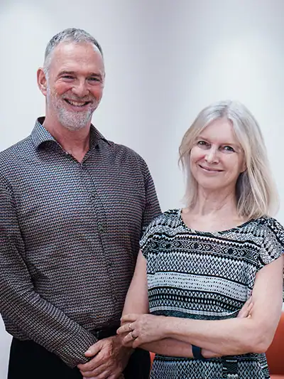 Andrew and Gaia Grant, co-authors of The Innovation Race and developers of the Innovation Climate Indicator - AI keynote speakers